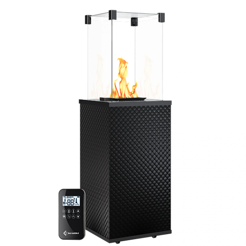 Kratki Patio/Mini/G31/37MBAR/CZ/P стекло/черное тиснение пульт ДУ_0 Kratki Patio/Mini/G31/37MBAR/CZ/P стекло/черное тиснение пульт ДУ_0