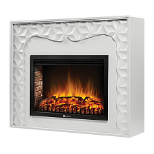 Электрический каминокомплект Каминокомплект:Очаг Electrolux EFP/P-3020LS с порталом Vivo 30 белый Каминокомплект:Очаг Electrolux EFP/P-3020LS с порталом Vivo 30 белый