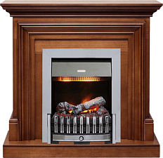 Каминокомплект Dimplex Bradford очаг Danville Chrome FB2 орех Dimplex Bradford очаг Danville Chrome FB2 орех