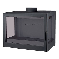 Топка K7 RL, два боковых стекла, черная (Liseo) Топка K7 RL, два боковых стекла, черная (Liseo)