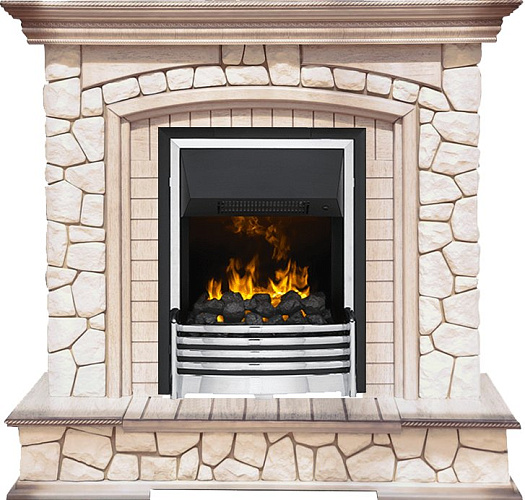 Dimplex Preston очаг Flagstaff белый/слоновая кость с патиной_0 Dimplex Preston очаг Flagstaff белый/слоновая кость с патиной_0