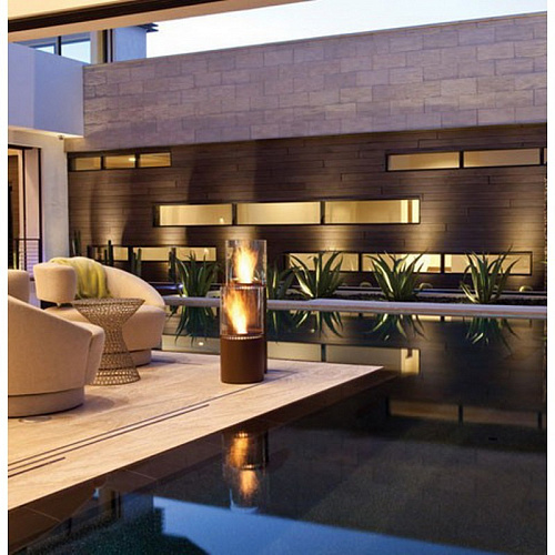 Ecosmart Fire Lighthouse 600 Black/CoreTen_2 Ecosmart Fire Lighthouse 600 Black/CoreTen_2