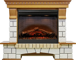 Каминокомплект Dimplex Pierre Luxe очаг Symphony 26 DF2608-INT дуб/белый Dimplex Pierre Luxe очаг Symphony 26 DF2608-INT дуб/белый