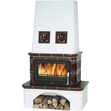 Кафельная печь Laponie коричневая Кафельная печь Laponie коричневая