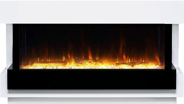 Royal Flame Cube 50 очаг Astra 50 RF белый с черным_0 Royal Flame Cube 50 очаг Astra 50 RF белый с черным_0