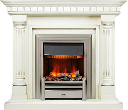 Каминокомплект Dimplex Dallas очаг Chesford слоновая кость с патиной Dimplex Dallas очаг Chesford слоновая кость с патиной