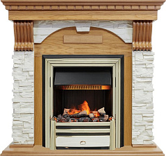 Каминокомплект Dimplex Dublin очаг Cavendish дуб/сланец белый Dimplex Dublin очаг Cavendish дуб/сланец белый