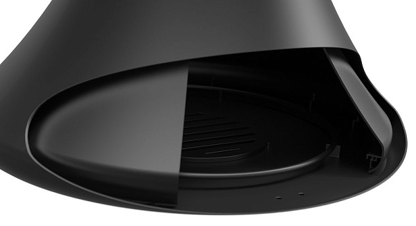 Камин Doria центр., односторонний, черный, без системы вращ. (Traforart)_1 Камин Doria центр., односторонний, черный, без системы вращ. (Traforart)_1