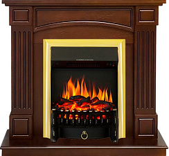 Каминокомплект Royal Flame Boston с очагом Fobos FX Brass темный дуб Royal Flame Boston с очагом Fobos FX Brass темный дуб