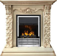 Каминокомплект Dimplex Adriana очаг Flagstaff слоновая кость Dimplex Adriana очаг Flagstaff слоновая кость