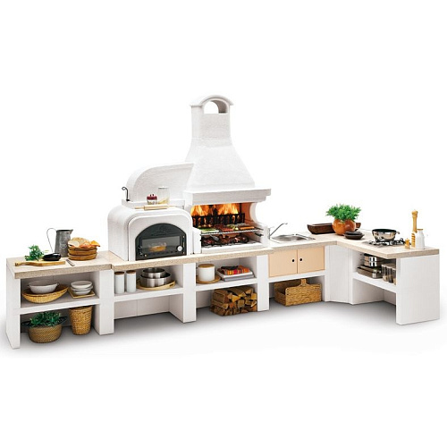 Барбекю Malibu 2: Модуль Столик (Palazzetti)_1 Барбекю Malibu 2: Модуль Столик (Palazzetti)_1