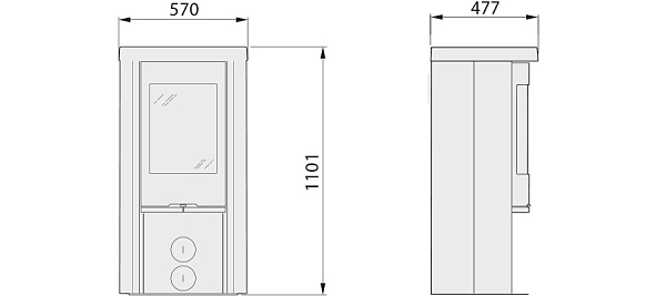Камины из металла Contura 520 Style_1 Камины из металла Contura 520 Style_1