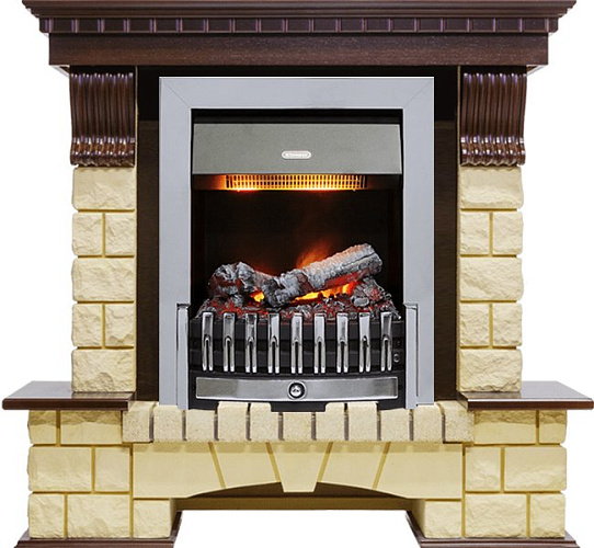 Dimplex Pierre Luxe очаг Danville Chrome FB2 темный дуб/шампань_0 Dimplex Pierre Luxe очаг Danville Chrome FB2 темный дуб/шампань_0