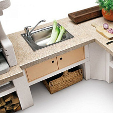 Барбекю Palazzetti Malibu 2: Модуль с раковиной Барбекю Palazzetti Malibu 2: Модуль с раковиной