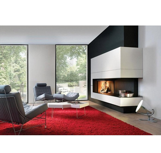 Каминная топка Kal-Fire heat pure 90 угловая_1 Каминная топка Kal-Fire heat pure 90 угловая_1