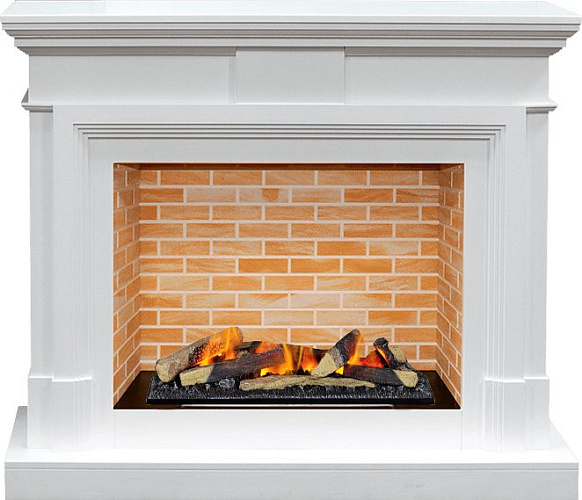 Dimplex Coventry очаг Cassette 600 LNH-INT (с дровами) белый/кирпич_0 Dimplex Coventry очаг Cassette 600 LNH-INT (с дровами) белый/кирпич_0