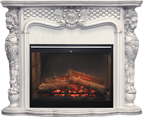 Dimplex Castle очаг Symphony 30 DF3020-INT слоновая кость с темной патиной_0 Dimplex Castle очаг Symphony 30 DF3020-INT слоновая кость с темной патиной_0