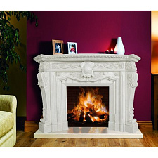 Каминная облицовка Maestro Цезарь Carrara White Каминная облицовка Maestro Цезарь Carrara White