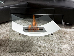 Напольный биокамин Bio-Blaze  Veniz Glass White Bio-Blaze  Veniz Glass White