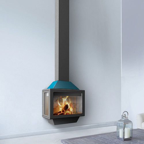 Камин Ariadna, фронтальный, подвесной, черный, RAL (Traforart)_0 Камин Ariadna, фронтальный, подвесной, черный, RAL (Traforart)_0