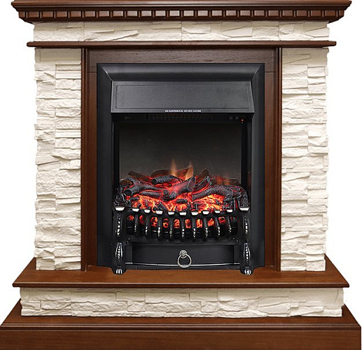 Royal Flame Calgary с очагом Fobos FX Black дуб/сланец белый_0 Royal Flame Calgary с очагом Fobos FX Black дуб/сланец белый_0