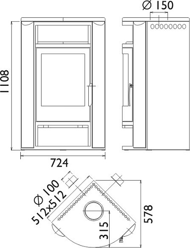Polar 6 угловой(серая сталь)_2 Polar 6 угловой(серая сталь)_2
