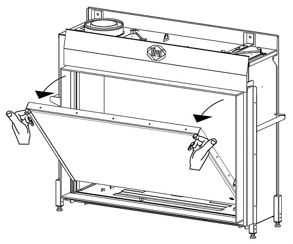 Топка Metro 150XT, сжижен.газ, камни Blanco Carrara (Palazzetti)_2 Топка Metro 150XT, сжижен.газ, камни Blanco Carrara (Palazzetti)_2