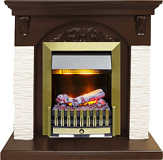 Каминокомплект Dimplex Bern очаг Danville Antique Brass FB2 сланец мелкий белый/темный дуб Dimplex Bern очаг Danville Antique Brass FB2 сланец мелкий белый/темный дуб