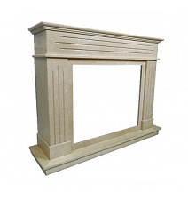 Портал для биокамина Варшава мрамор CREMA MARFIL Zefire Варшава мрамор CREMA MARFIL Zefire