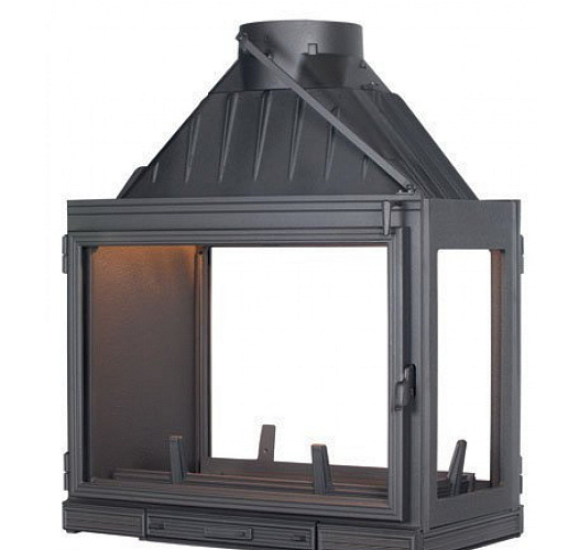 Топка Seguin prestige multivision 8000 с открытием двери в сторону + окно слева + окно справа_2 Топка Seguin prestige multivision 8000 с открытием двери в сторону + окно слева + окно справа_2