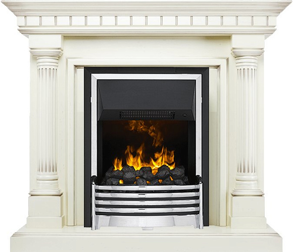 Dimplex Dallas очаг Flagstaff слоновая кость с патиной_0 Dimplex Dallas очаг Flagstaff слоновая кость с патиной_0