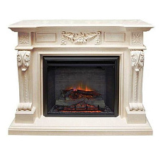 Электрический каминокомплект RealFlame Erica очаг Leeds 26 SD белый RealFlame Erica очаг Leeds 26 SD белый