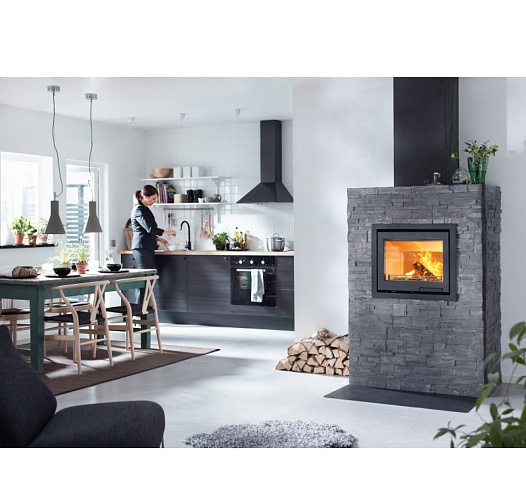 Contura i6, стеклянная дверца, черная ручка_2 Contura i6, стеклянная дверца, черная ручка_2