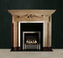 Биокамин в мраморном портале Firezo Palermo Firezo Palermo