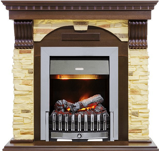 Dimplex Dublin очаг Danville Chrome FB2 дуб/сланец_1 Dimplex Dublin очаг Danville Chrome FB2 дуб/сланец_1