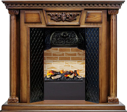 Каминокомплект Dimplex Olympia очаг Cassette 400 LNH-INT (с дровами) дуб антик/кирпич Dimplex Olympia очаг Cassette 400 LNH-INT (с дровами) дуб антик/кирпич