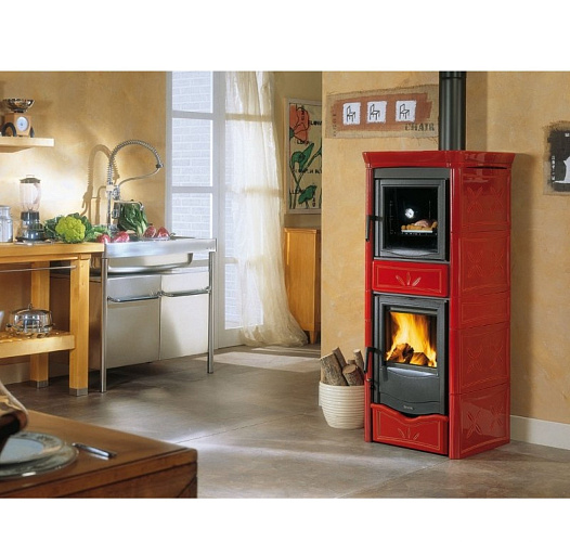 La Nordica-Extraflame nicoletta forno evo bordeaux_1 La Nordica-Extraflame nicoletta forno evo bordeaux_1
