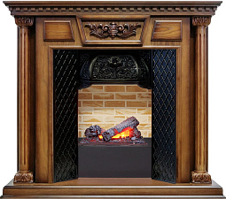 Каминокомплект Dimplex Olympia очаг Cassette 400 NH дуб антик/кирпич Dimplex Olympia очаг Cassette 400 NH дуб антик/кирпич