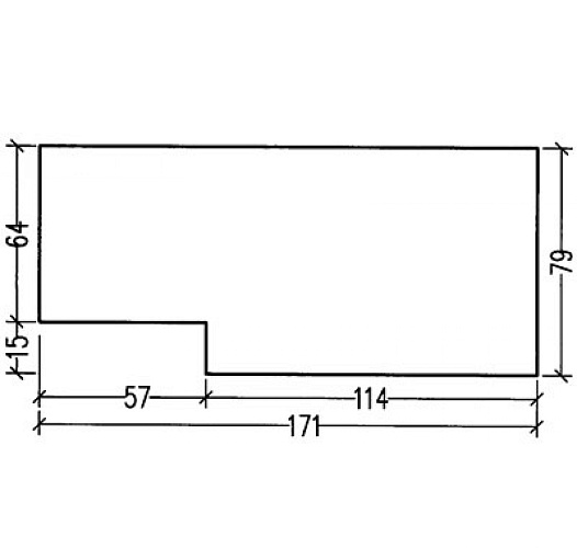 Облицовка 11/232 Granit Naturschwarz LH, прав. (Hark)_1 Облицовка 11/232 Granit Naturschwarz LH, прав. (Hark)_1