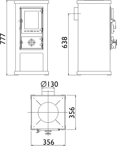 Камин-печь Lappi_2 Камин-печь Lappi_2