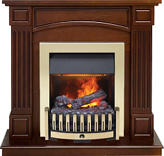 Каминокомплект Dimplex Boston очаг Danville Brass FB2 темный дуб Dimplex Boston очаг Danville Brass FB2 темный дуб