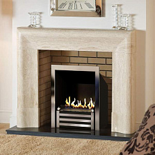 Биокамин в мраморном портале Firezo Bianco&Nero Firezo Bianco&Nero