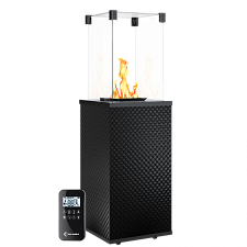 Газовый камин Kratki Patio/Mini/G31/37MBAR/CZ/P стекло/черное тиснение пульт ДУ Kratki Patio/Mini/G31/37MBAR/CZ/P стекло/черное тиснение пульт ДУ