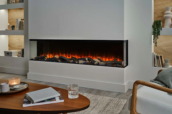 Трехсторонний электрокамин с обогревом BRITISH FIRES New Forest 1900 with Signature logs - 1900 мм_2 Трехсторонний электрокамин с обогревом BRITISH FIRES New Forest 1900 with Signature logs - 1900 мм_2