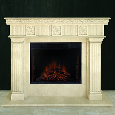 Биокамин в мраморном портале Firezo Vello d’oro Firezo Vello d’oro