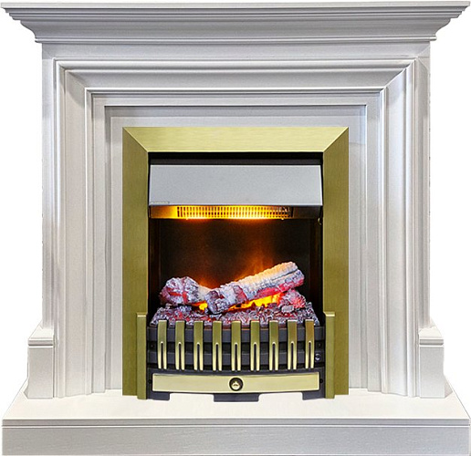 Dimplex Bradford очаг Danville Antique Brass FB2 белый_0 Dimplex Bradford очаг Danville Antique Brass FB2 белый_0