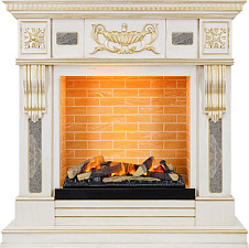 Каминокомплект Dimplex Corsica очаг Cassette 600 LNH-INT (с дровами) белый шоколад Dimplex Corsica очаг Cassette 600 LNH-INT (с дровами) белый шоколад