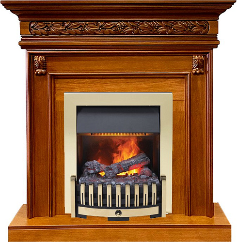 Dimplex Valletta очаг Danville Brass FB2 орех_0 Dimplex Valletta очаг Danville Brass FB2 орех_0