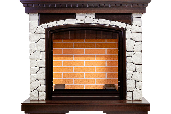 Dimplex Glasgow очаг Cassette 400 NH темный дуб/белый_1 Dimplex Glasgow очаг Cassette 400 NH темный дуб/белый_1