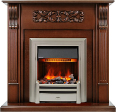 Каминокомплект Dimplex Venice очаг Chesford махагон коричневый антик Dimplex Venice очаг Chesford махагон коричневый антик